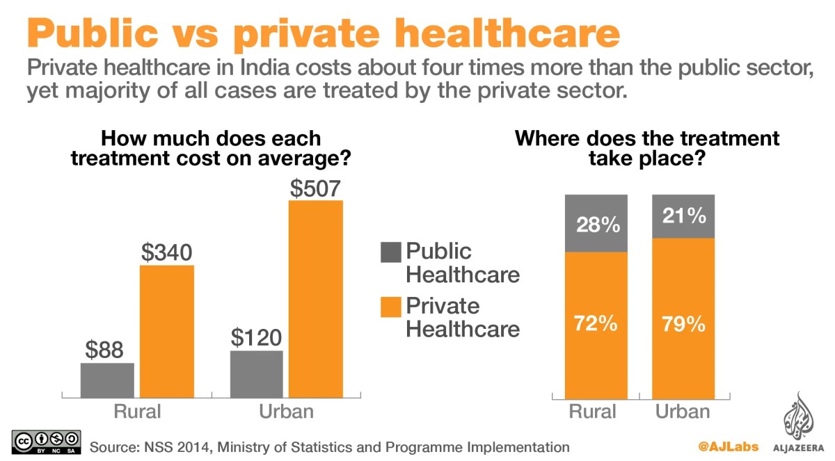 Does the us have public healthcare private vs public